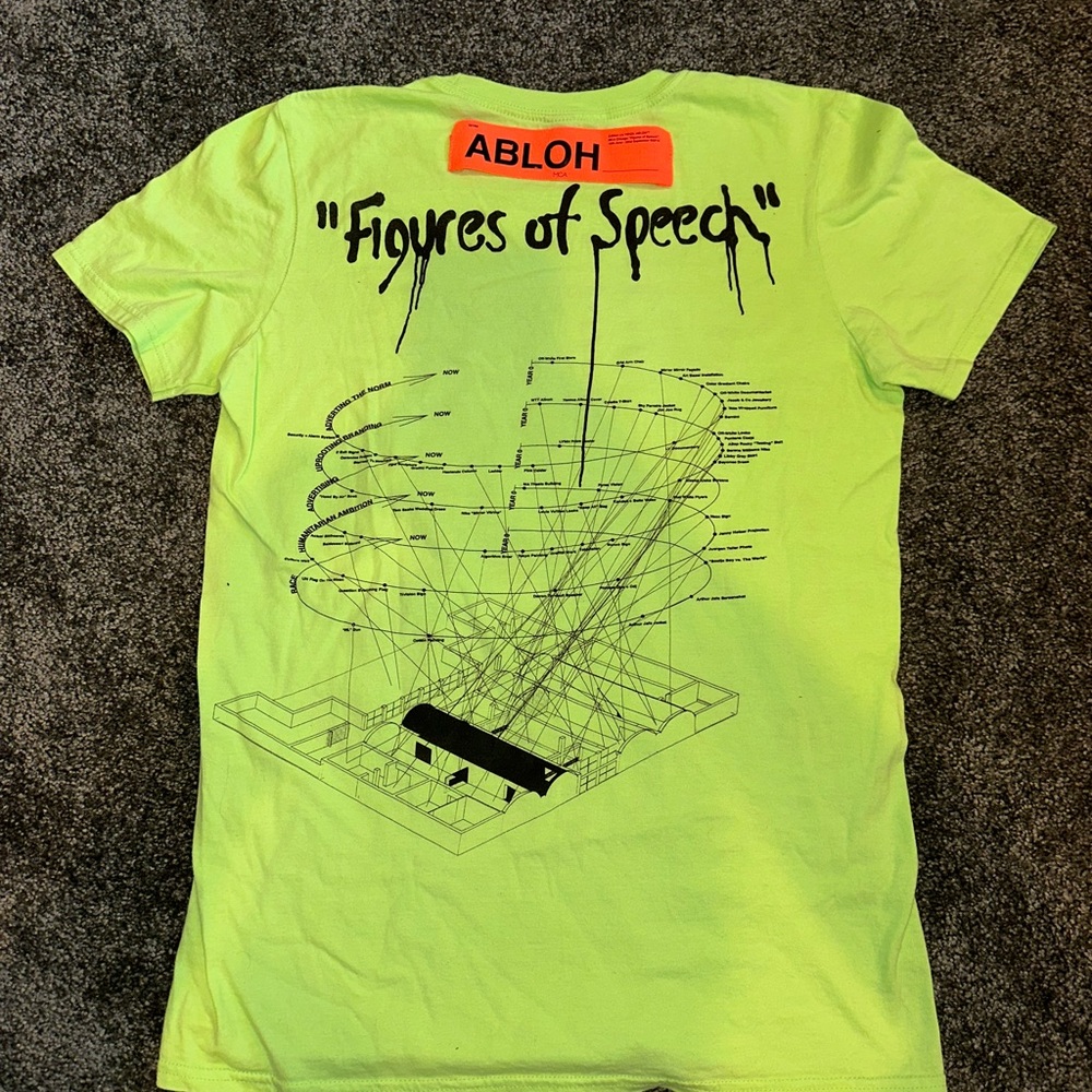 Off-White Virgil Abloh MCA “Figures of Speech” tee size small